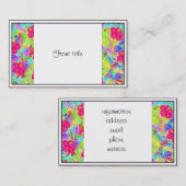 ハワイアンピンク 名刺 (正面/裏面)