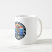 ハワイアンフクロウプエオマンガ コーヒーマグカップ (正面右)