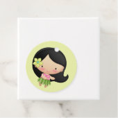 ハワイアンフラガールメッセージカード フェイバータグ (インサイチュ)