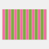 ハワイアンフラガールラッピング紙セット ラッピングペーパーシート (正面3)