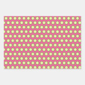 ハワイアンフラガールラッピング紙セット ラッピングペーパーシート (正面2)