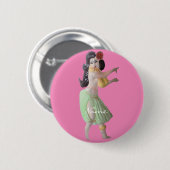 ハワイアンフラダンサーサンダー_コーブ 缶バッジ (正面&裏面)