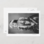 ハワイアンフラダンサー写真ハワイ ポストカード (正面/裏面)