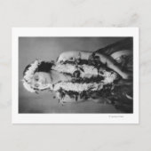 ハワイアンフラダンサー写真ハワイ ポストカード (正面)