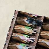 ハワイアンフラダンサーThunder_Cove ビーチタオル (インサイチュ)