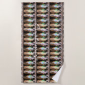 ハワイアンフラダンサーThunder_Cove ビーチタオル (正面)