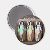 ハワイアンフラダンサーThunder_Cove マグネット (正面/裏面)