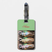 ハワイアンフラダンサーThunder_Cove ラゲッジタグ (裏面縦)