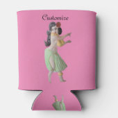 ハワイアンフラダンサーThunder_Cove 缶クーラー (裏面)