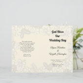 ハワイアンフラワーズビッ結婚クの式プログラム (スタンド正面)