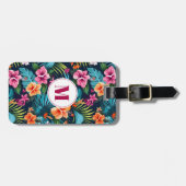ハワイアンフラワーズラゲッジタグ ラゲッジタグ (正面横)