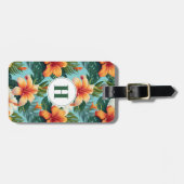 ハワイアンフラワーズラゲッジタグ ラゲッジタグ (正面横)