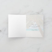 ハワイアンフラワーパイナップルシーシェルありがとう サンキューカード (内部)