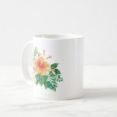 ハワイアンフラワーマグ コーヒーマグカップ (正面左)