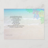 ハワイアンフラワー縁どズファミリー懇親会 ポストカード (裏面)