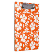 ハワイアンフラ（ハイビスカス）オレンジ クリップボード (右)