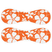 ハワイアンフラ（ハイビスカス）オレンジ ソフトボール (パネル)