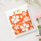 ハワイアンフラ（ハイビスカス）オレンジ フェイバーバッグ (封をした状態)