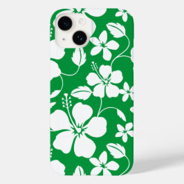 ハワイアンフラ（ハイビスカス）グリーン Case-Mate iPhone 14ケース