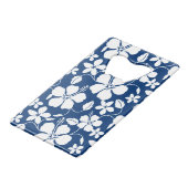 ハワイアンフラ（ハイビスカス）ネイビー クレジットカード栓抜き (正面アングル)