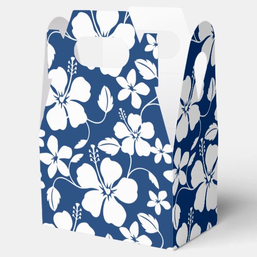 ハワイアンフラ（ハイビスカス）ネイビー フェイバーボックス (オープン)