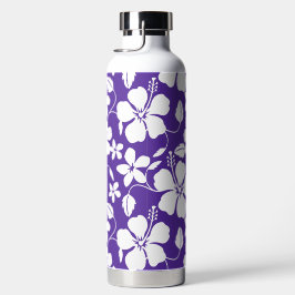 ハワイアンフラ(ハイビスカス)パープル ウォーターボトル