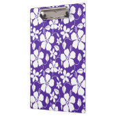 ハワイアンフラ（ハイビスカス）パープル クリップボード (左)