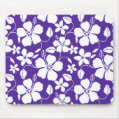 ハワイアンフラ(ハイビスカス)パープル マウスパッド (正面)