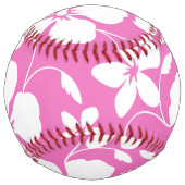 ハワイアンフラ（ハイビスカス）ピンク ソフトボール (正面)
