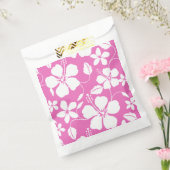 ハワイアンフラ（ハイビスカス）ピンク フェイバーバッグ (封をした状態)