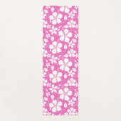 ハワイアンフラ（ハイビスカス）ピンク ヨガマット (正面)