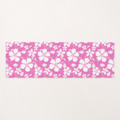 ハワイアンフラ（ハイビスカス）ピンク ヨガマット (正面(横))