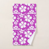 ハワイアンフラ（ハイビスカス）ベリーバスタオルセット バスタオルセット (ハンドタオル)