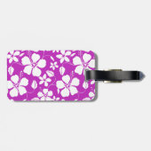 ハワイアンフラ（ハイビスカス）ベリーラゲージタグ ラゲッジタグ (裏面横)