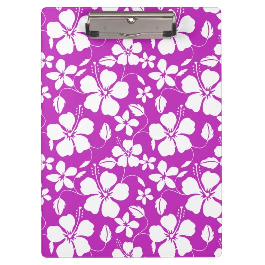 ハワイアンフラ（ハイビスカス）ベリー クリップボード (正面)