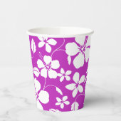 ハワイアンフラ（ハイビスカス）ベリー 紙コップ (左)