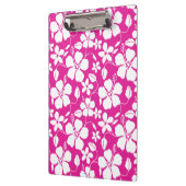 ハワイアンフラ（ハイビスカス）ホットピンク クリップボード (左)