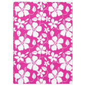 ハワイアンフラ（ハイビスカス）ホットピンク クリップボード (裏面)