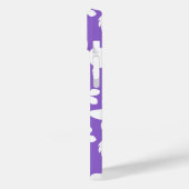 ハワイアンフラ（ハイビスカス）ライトパープル Case-Mate iPhoneケース (裏面 / 左)