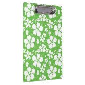 ハワイアンフラ（ハイビスカス）ライム クリップボード (右)