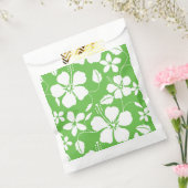 ハワイアンフラ（ハイビスカス）ライム フェイバーバッグ (封をした状態)