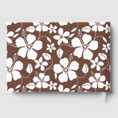 ハワイアンフラ（ハイビスカス）模様 ゲストブック (裏面)