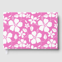 ハワイアンフラ（ハイビスカス）模様（ピンク）