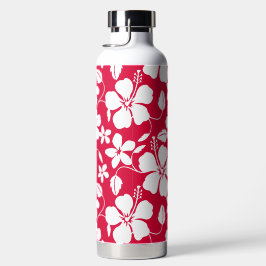 ハワイアンフラ（ハイビスカス）赤 ウォーターボトル