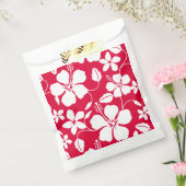 ハワイアンフラ（ハイビスカス）赤 フェイバーバッグ (封をした状態)