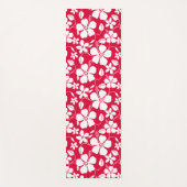 ハワイアンフラ（ハイビスカス）赤 ヨガマット (正面)