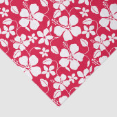 ハワイアンフラ（ハイビスカス）赤 薄葉紙 (詳細)