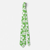 ハワイアンフラ(ライム) ネクタイ (正面)