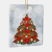 ハワイアンフローラクリスマスツリーホリデイオーナメント セラミックオーナメント (右)
