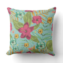 ハワイアンフローラ屋外枕